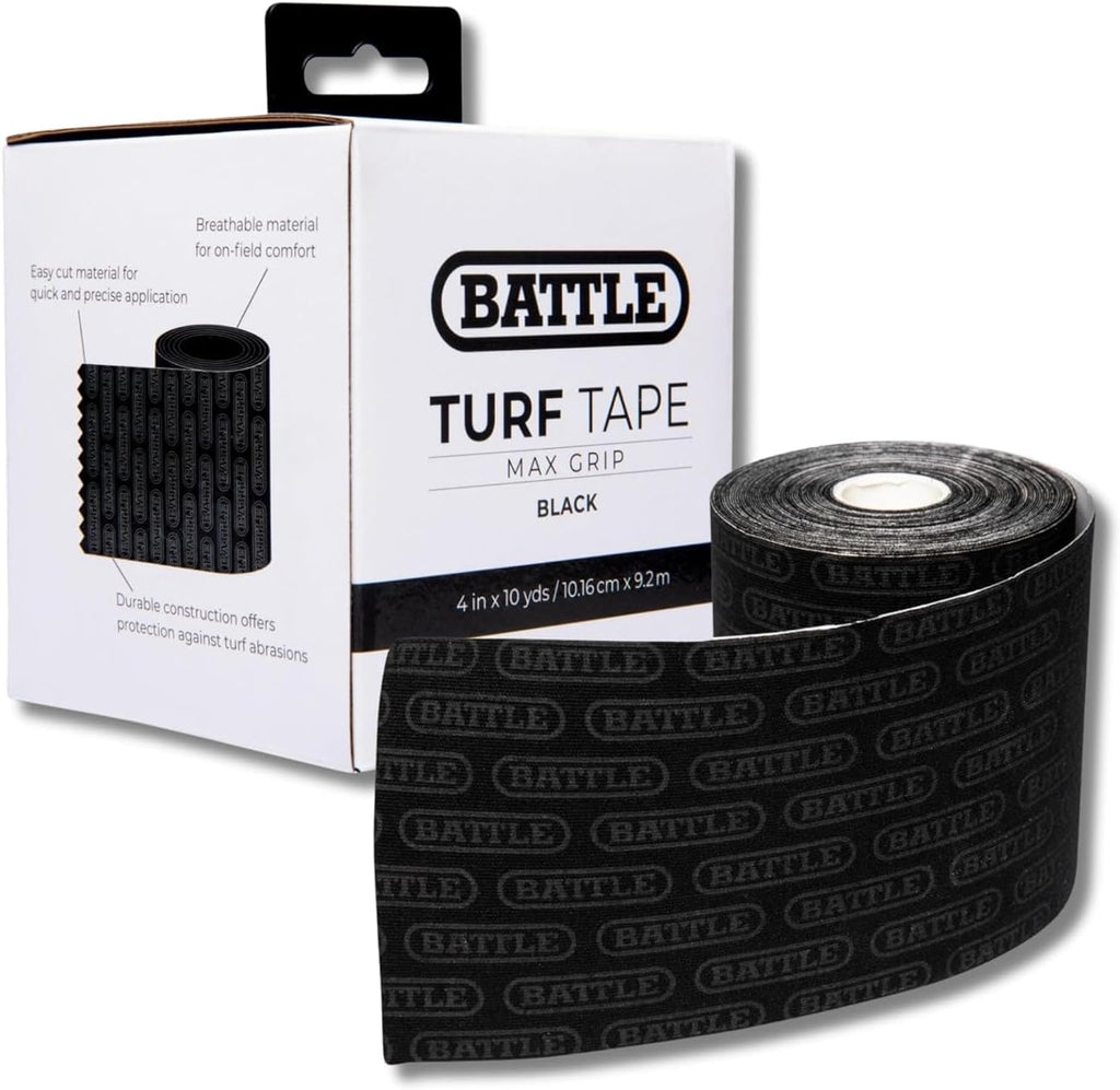 Battle Sports Football Turf Tape - Extra Wide - 30 feet, Waterproof Athletic Tape - Flexible, Breathable, Easy to Cut