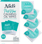 Nad's Post Wax Calming Oil Wipes Refill Pack - 20 Wipes, After Wax Remover