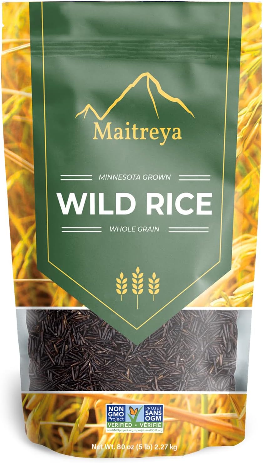 100% All Natural NON-GMO Minnesota Wild Rice 5lbs