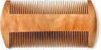 Men's Double-Sided Wooden Beard Comb, Premium Wood Grooming Comb for Mustache & Facial Hair Detangling, Smooth Anti-Static Beard Styling Comb for Daily Care