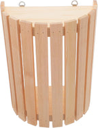 Sauna Light Lamp Shade, Wooden Steam Room Lampshade Cover for Home Decoration, Steam Room Accessories Sauna Supplies Khaki