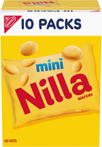 NILLA Wafers Mini Cookies, Vanilla Wafers, 10 Snack Packs