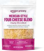 Amazon Grocery, Mexican-Style Four Cheese Blend, 8 Oz