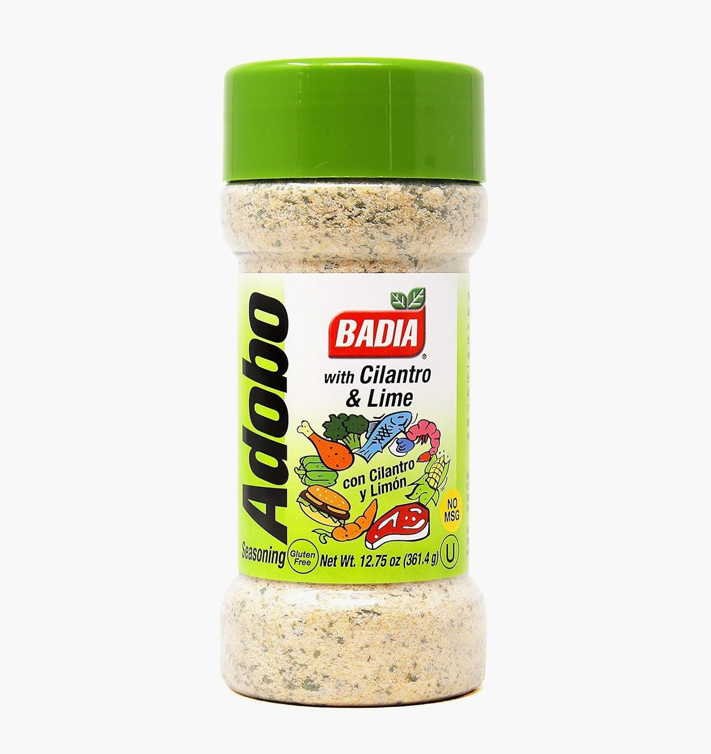 Badia Adobo with Cilantro & Lime 12.75 oz – Zesty Citrus & Herb Seasoning – Latin Flavor Blend with Garlic, Cilantro & Lime