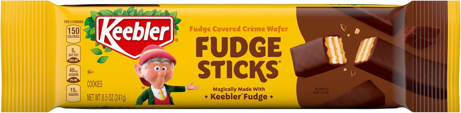 Keebler Fudge Sticks Cookies, Original, 8.5oz
