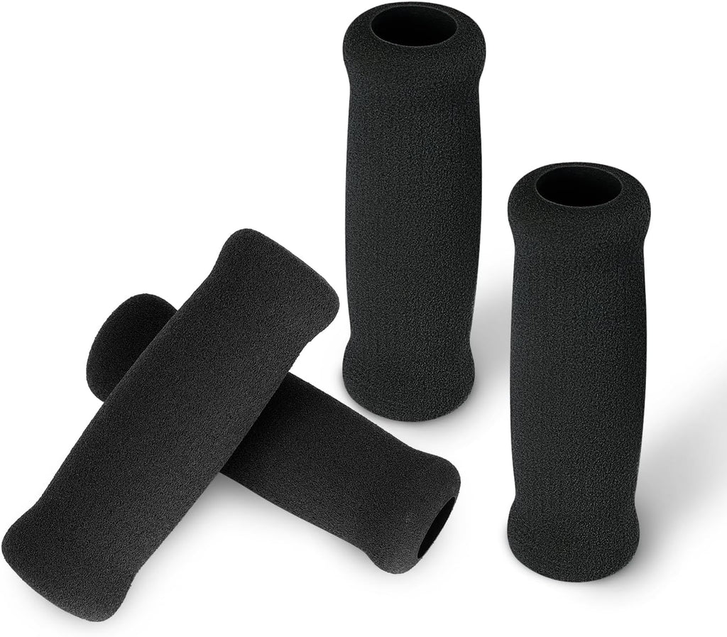 supregear 4PK Cane Grips, Foam Replacement Hand Grips for Offset and Walking Canes, Non-Slip Handle Covers for Handlebars, 4.53 x 0.8 x 0.8 in/11 x 2 x 2 cm