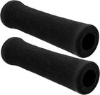 Beaupretty Cane Handle Grip Replacement Non-Slip Crutch Handles for Walking Stick Accessories Ergonomic Elderly Crutch Grips 4.92X1.18X1.18 Inch 2 Pack