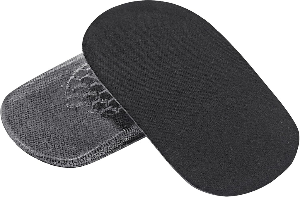1 Pair 1cm Height Increase Insoles Self-Adhesive Invisible Heel Lift Inserts Soft Elastic Shock Absorption Heel Cushion Pads, Height Increase for Men and Women