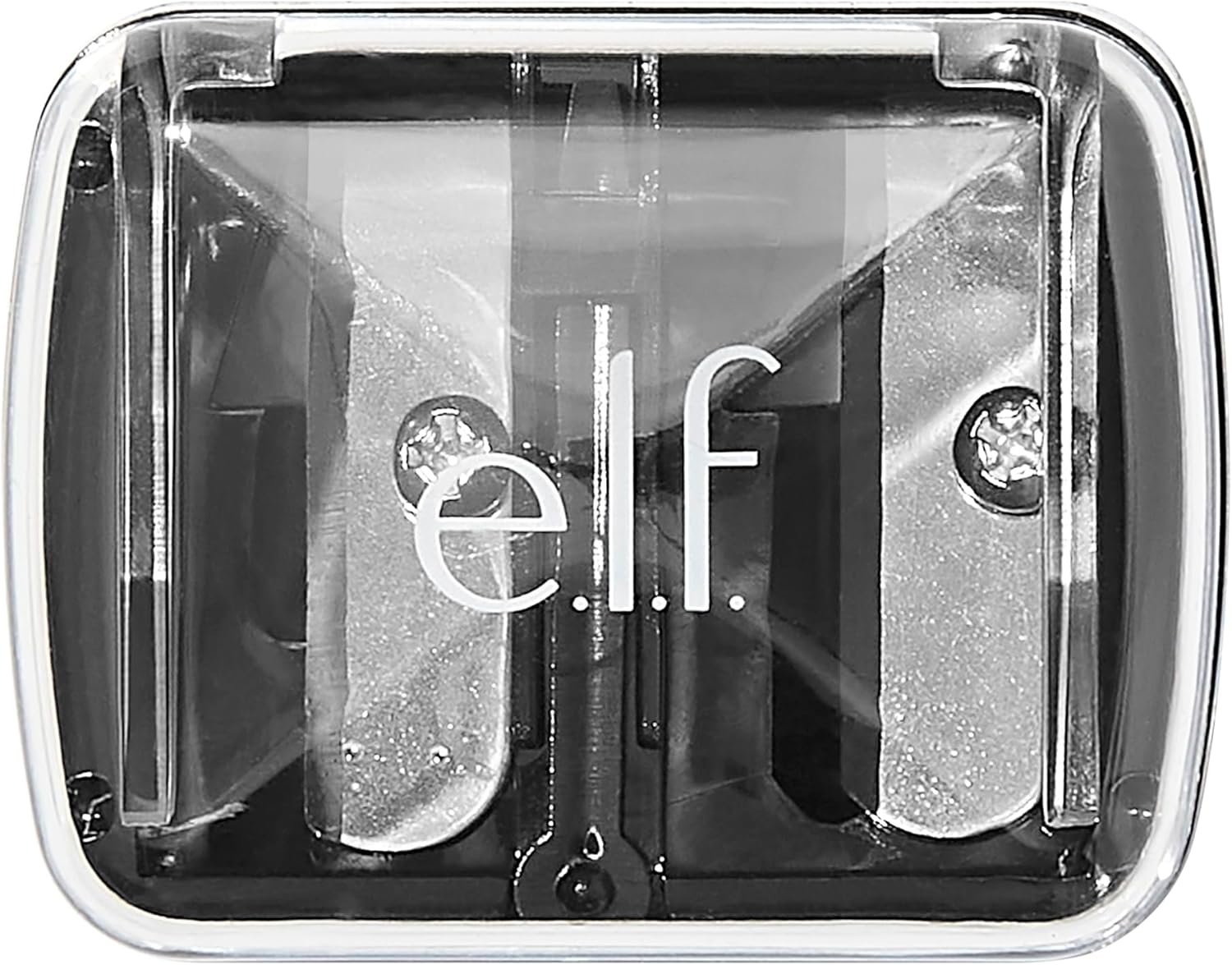 e.l.f., Dual-Pencil Sharpener, Convenient, Essential Tool, Sharpens, Easy To Clean, Travel-Friendly, Compact, Includes Bonus Small Sharpener