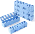 JMU Dental Instrument Sterilizat Case 5 Packs, Plastic Autoclave Cassette Case, Blue