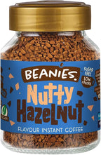 Beanies Flavour Instant Coffee -Nutty Hazelnut Instant Flavored Coffee, 50g Jar