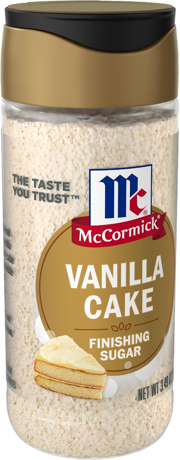 McCormick Vanilla Cake Finishing Sugar, 3.49 oz