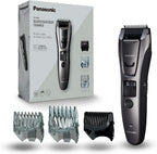 Panasonic ER-GB80 Wet and Dry Electric Beard, Hair and Body Trimmer for Men, 18 x 5.2 x 4.3 cm, Grey, 330 g, ER-GB80-H511, UK 2 Pin Plug