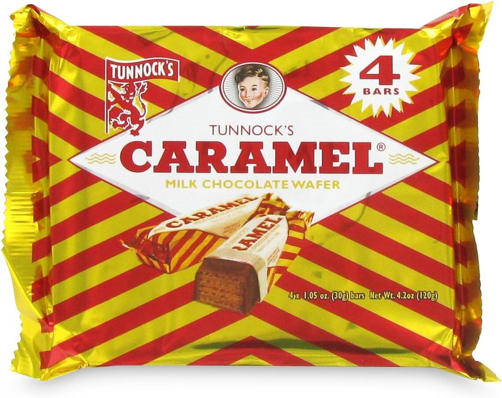 Tunnocks Caramel Wafers (12 Bars Package)