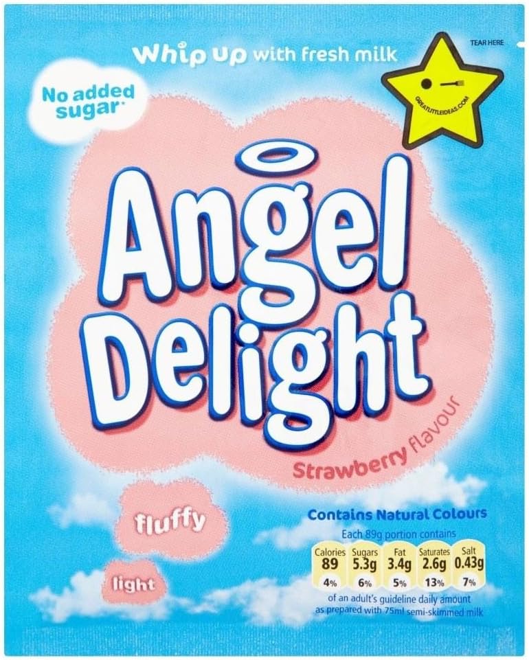 Angel Delight No Added Sugar Strawberry (47g) - Pack of 6