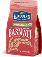 Lundberg Organic Basmati, Long-Grain Brown Rice – Non-Sticky, Fluffy & Aromatic, 32 Oz