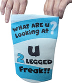 Heal with Appeal Amputee Sock, What are you Looking At 2 Headed Freak V2, 3PLY Residual Wound, Over Shrinker Sock