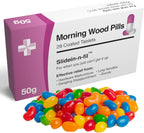 Morning Wood Pills - Hilarious Adult Prank Box, Funny Gag Gifts for Men - Male Enhancement Joke - Office Pranks - Secret Santa - White Elephant - Birthday Gift - Practical Novelty Xmas Present for Him