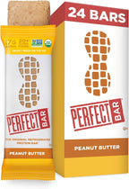 Perfect Bar Original Refrigerated Protein Bar, Peanut Butter, 2.5 Ounce Bar, 8 Count (Pack of 3)
