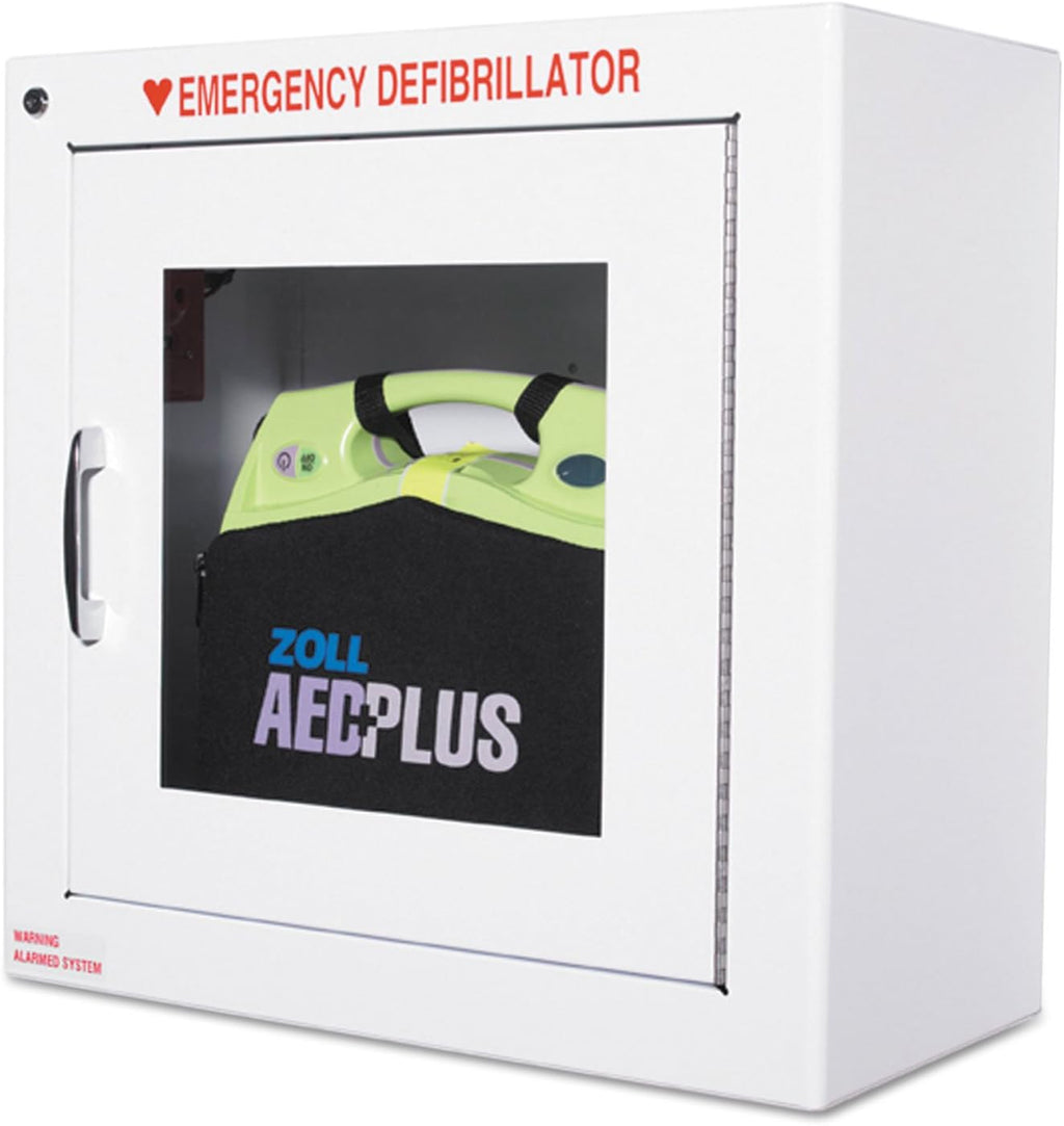 Zoll AED Plus, Wall Cabinet, 9"W, White