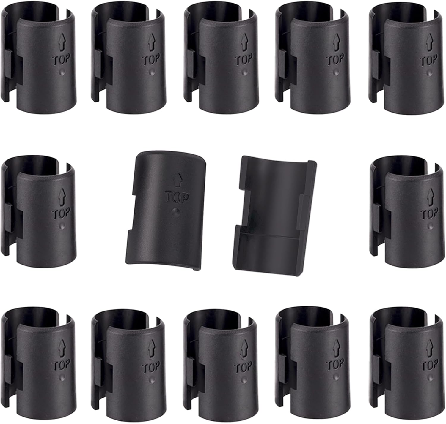 Wire Shelf Clips - Wire Shelving Shelf Lock Clips for 1" Post Shelvings-Shelving Sleeves Replacements for Wire Shelving System Plastic Accessories Parts,26Pack