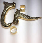 2 Pic Antique Victorian Walking Stick, Beautiful Flying Bird Designer Brass Handle Wooden Walking Cane Stick, Best Handmade