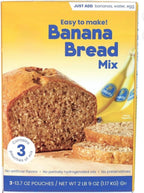 (Pack of 3) Easy to Make Banana Bread Mix 13.7 oz -