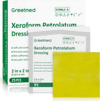 Xeroform Petrolatum Dressing 2inx2in 25 Individual Pack Wound Dressing, Non-Adherent Gauze Pads for Wounds, Partial Thickness Burns, Lacerations, Skin Grafts, Recipient Sites, Sutured Wounds