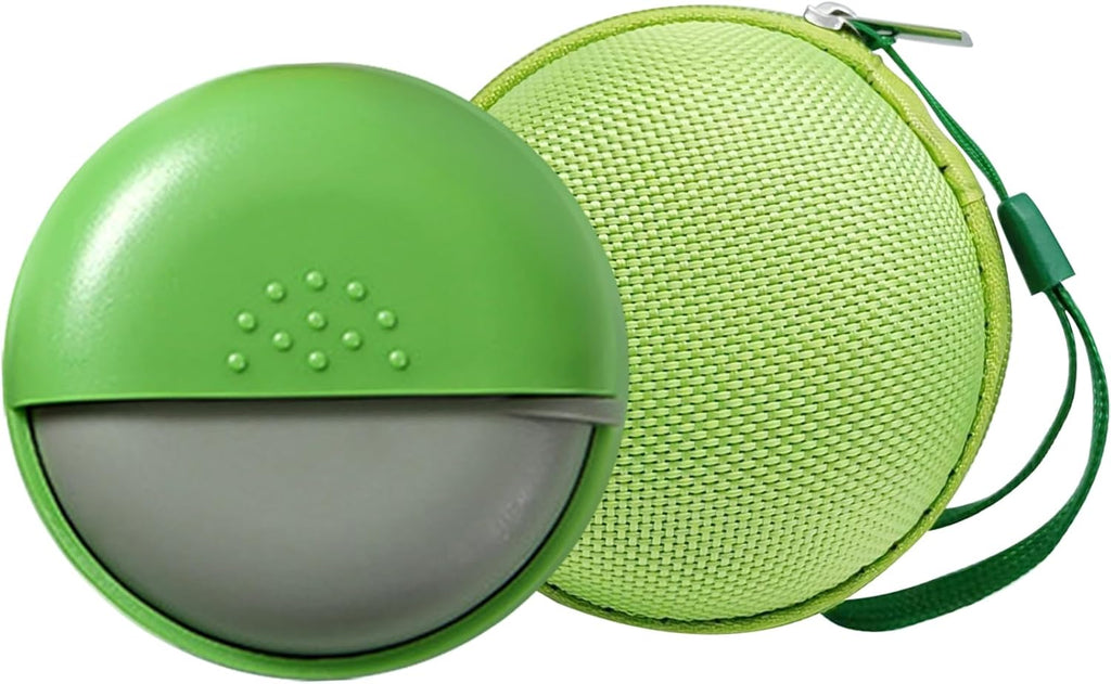INVODA Travel Pill Organizer Cute Round Pill Box for Purse Compact Medicine Container for Pills, Fish Oil, Vitamins & Supplements