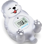 Baby Bath Thermometer, Cute Otter Floating Water Thermometer for Newborns & Infants, Safe and Accurate Room and Bathtub Temperature Monitor, Grey