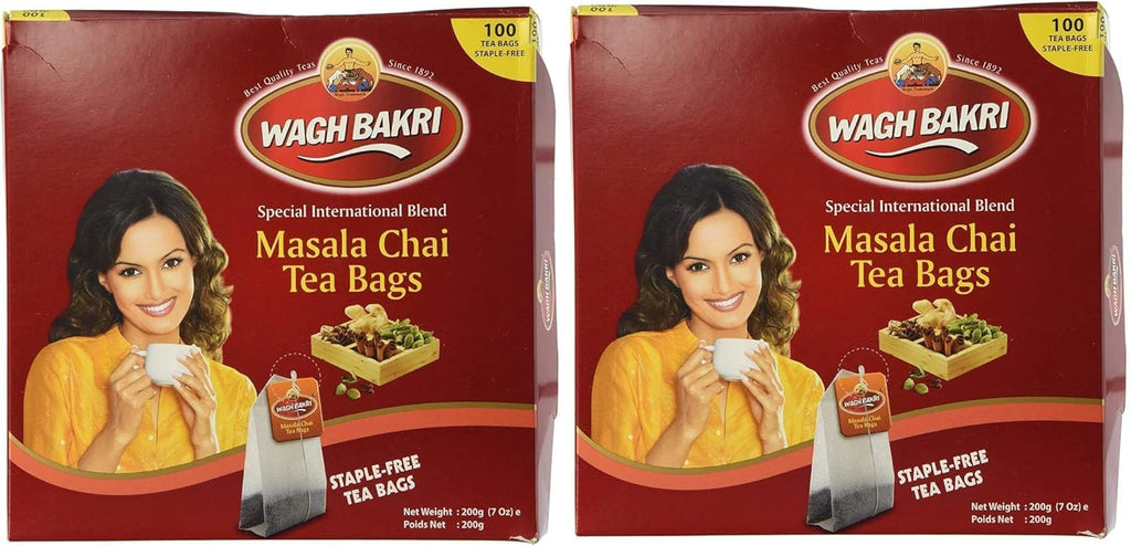 Wagh Bakri Masala Chai 100'S (Pack of 2)