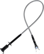 NoCry Magnetic Flexible Claw Grabber Pickup Tool with Bright LED Light - 27.7in Long Magnetic Pickup Tool, Retractable Claw Grabbing Tool, Magnetic Grabber Tool with 5lb Pull Strength Pick Up Tool