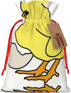 SSIMOO Baby Chicken Reusable Holiday Party Gift Bag And Drawstring Design Make Your Gift More Delicate