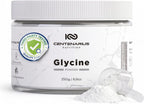 Premium Glycine Powder 250g | Amino Acids Supplement for Post Workout Muscle Recovery, Digestion, Sleep Aid + More - Vegan, Additive-Free, Third-Party Tested | Centenarius Nutrition