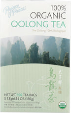 Prince of Peace Organic Oolong Tea, 100 Tea Bags – 100% Organic Black Tea – Unsweetened Black Tea – Lower Caffeine Alternative to Coffee – Herbal Health Benefits