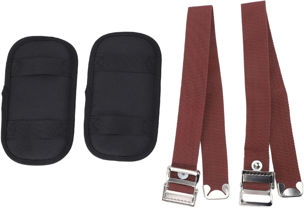 Tyenaza 2PCS Stilt Straps, Drywall Stilt Protective Comfortable Adjustable Stilt Leg Straps Padded Stilt Pads for Home Decoration Street Performance