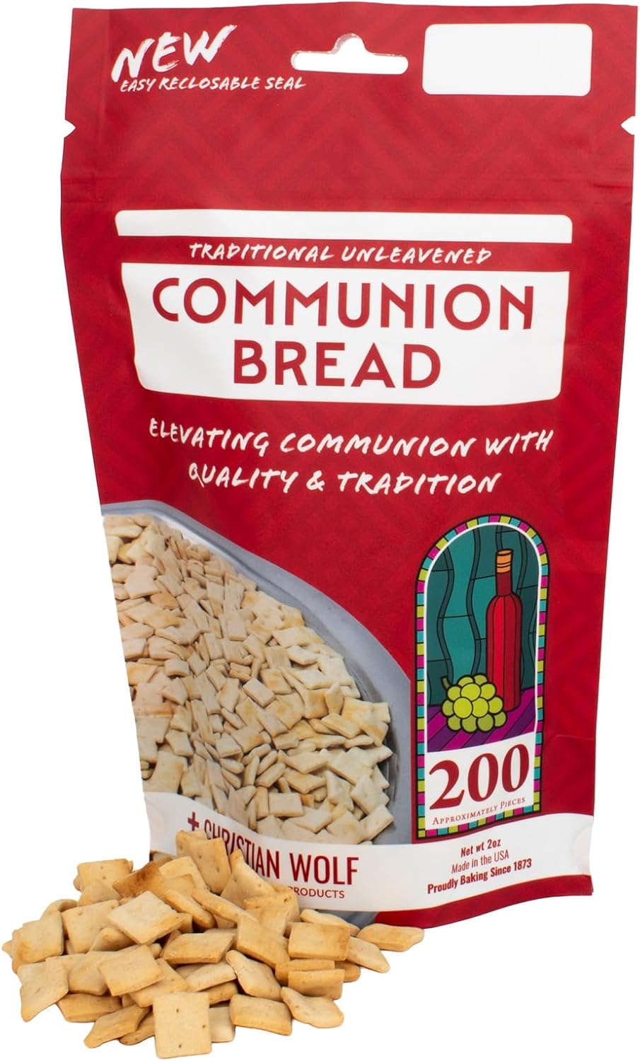 Unleavened Bread for Communion (200 pieces)