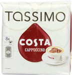 Tassimo Costa Cappuccino 16 T Discs, (Large Cup Size) 8 Servings