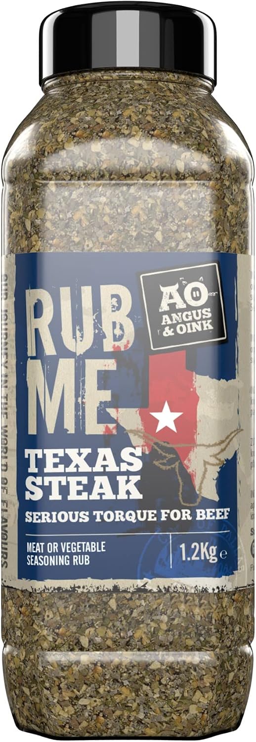 Angus & Oink Rub Me BBQ Seasoning- Texas Steak (POD) - 1.25 Kg