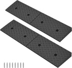 2 Pack 2'' Rise Driveway Curb for Ramps,Driveway Ramp Car Slope Ramp for Loading Dock Bike Vehicle Warehouse Sidewalk Wheelchair(38.6 x 9.8 x 2 Inch)