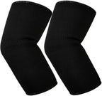 Elbow Compression Sleeves, Elbow Brace for Men Women, Tennis Golfer's Elbow Support, Arm Support Sleeves For Sports Protection And Pain Relief (Black)