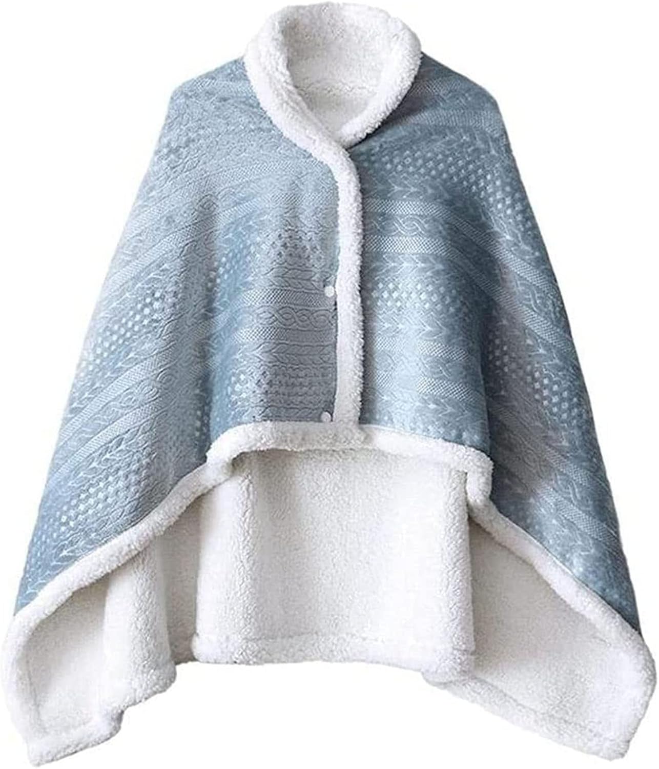 Winter Wheelchair Blanket for Adults, Plus Velvet Wheelchair Care Shawl, Warm Knee Blanket & Casual Cloak Knee Blanket, Cozy & Comfy Wheelchair Cloak