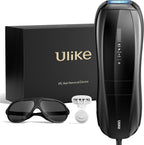 Ulike X IPL Hair Removal Device, Laser Hair Removal with Ice-Cooling, Dual Lights & Skin Senor for Nearly Painless & Long-Lasting Hair Removal, 3 Modes Tailored for Stubborn Hair, Gift for Smooth Skin