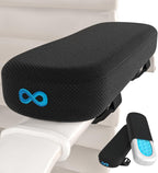 Everlasting Comfort Office Chair & Wheelchair Arm Pads - Cooling Memory Foam Arm Rest Cover for Desk, Gaming Chair, Wheelchair Armrest Pads