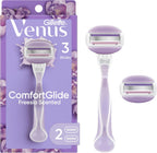 Gillette Venus ComfortGlide Freesia Women's Razor - 1 handle + 2 refills