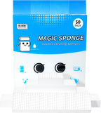 50-Pack Extra-Thick Melamine Sponges – 3.94" × 2.76" × 1.18" Durable Kitchen & Bathroom Cleaning Pads – Powerful, Non-Scratch, Water-Activated Magic Sponge(Ultra-Durable)