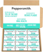 Peppersmith 100 Percent Xylitol Peppermint Chewing Gum 15 g (Pack of 12, Total 120 Pellets)