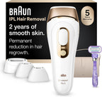 Braun IPL, Silk·Expert Pro 5, IPL Hair Removal for Women and Men, Permanent Laser Hair Reduction At-Home, 4 Heads, IPL5347