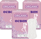 Ultra Thin Sanitary Pantyliners (Long, 7.1 inch, 108 Counts) - Ultra Thin, Unscented 100% Organic Cotton Panty Liners for Women. Chemical-Free, Extra Soft, Ideal for Sensitive Skin