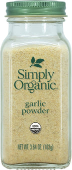 Simply Organic Garlic Powder Certified Organic, 3.64-Ounce Container
